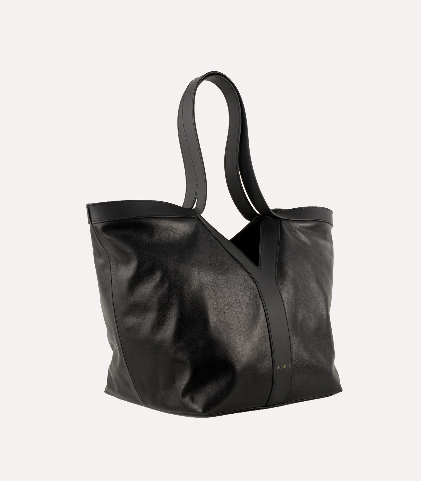 Gushel belle leather tote bags deri torba buyuk alısveris cantasi2