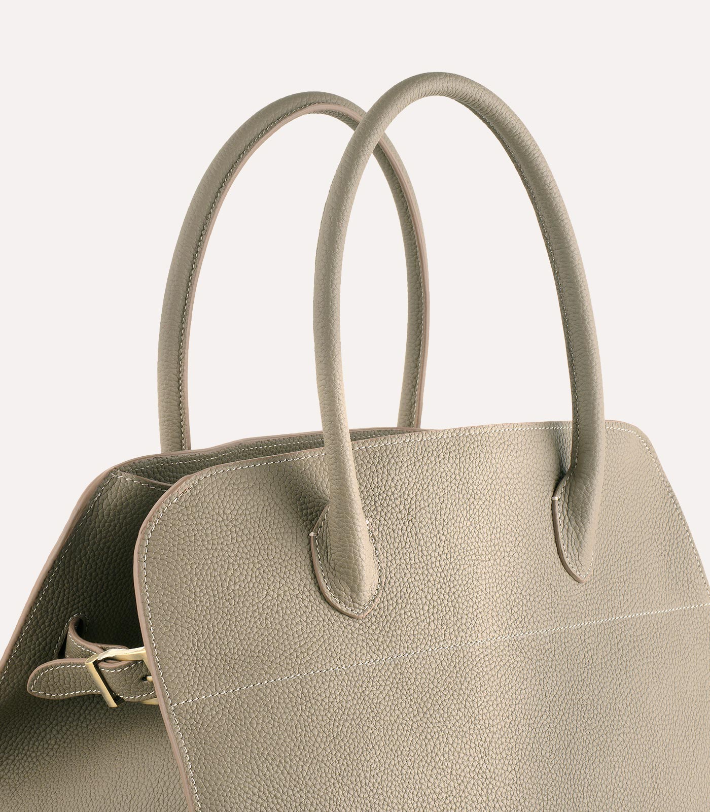 Gushel elise leather top handle bags deri ustten sapli deri canta3