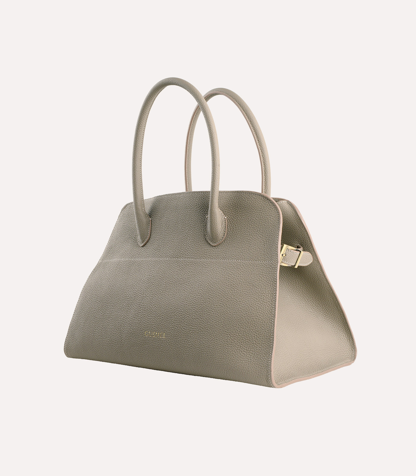 Gushel elise leather top handle bags deri ustten sapli deri canta4